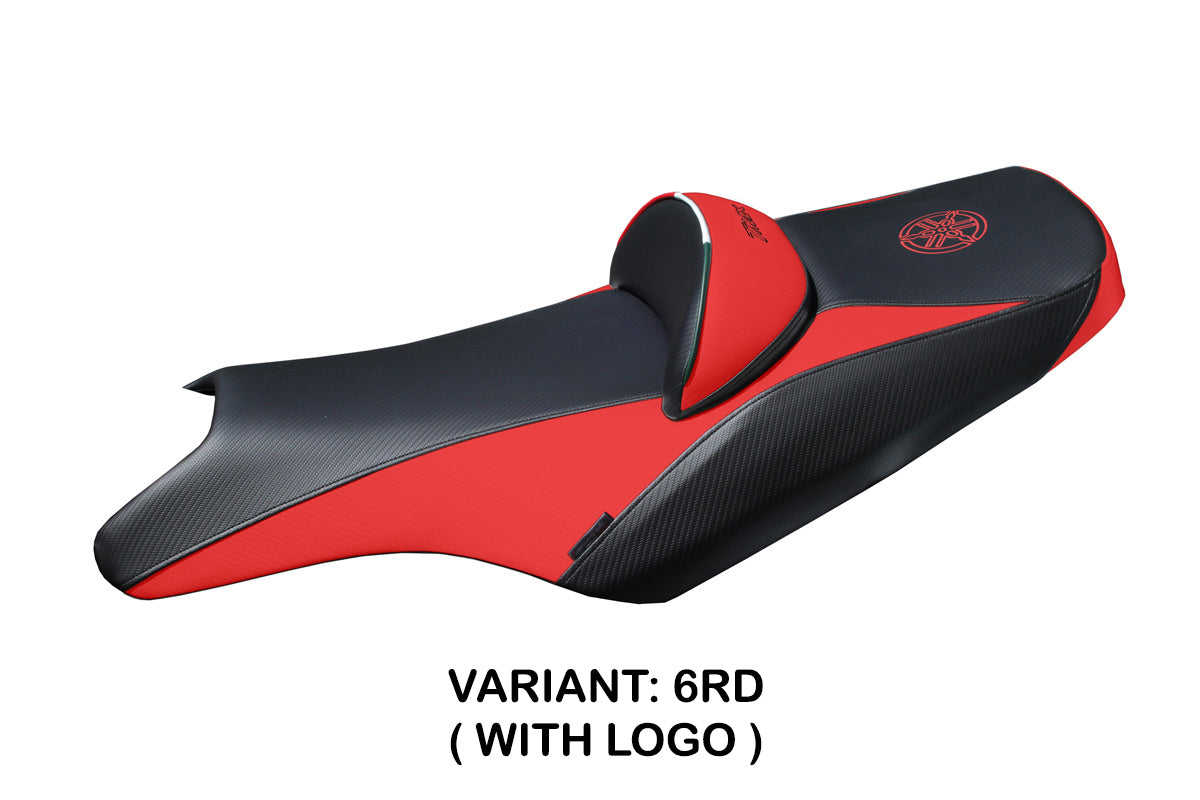 Yamaha T-Max 2008-2016 Seat Cover Tappezzeria Italia in Red and Black