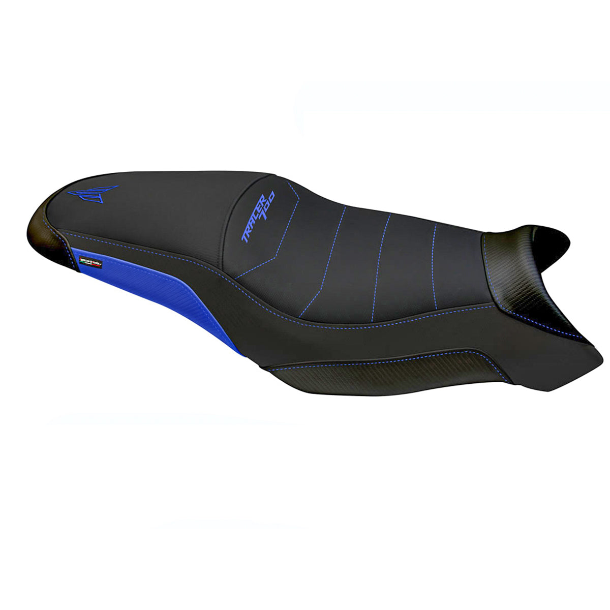 Yamaha Tracer 700 2021-2025 Seat Cover Tappezzeria Italia Comfort in Blue and Black