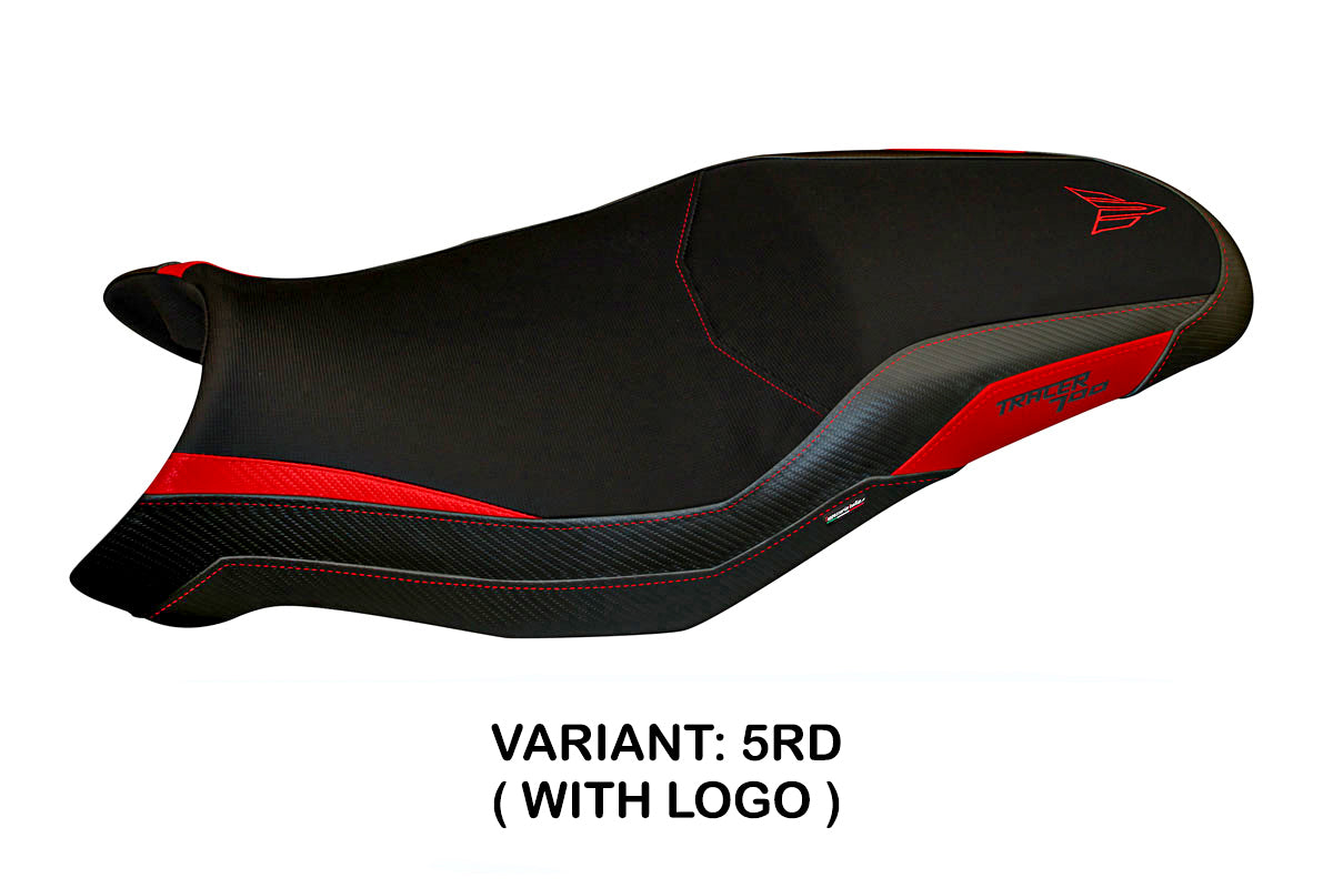 Yamaha Tracer 700 2016-2020 Seat Cover Tappezzeria Italia in Red and Black