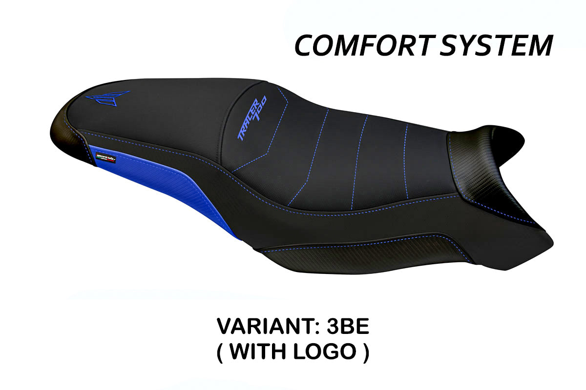 Yamaha Tracer 700 2016-2020 Seat Cover Tappezzeria Italia Comfort in Blue