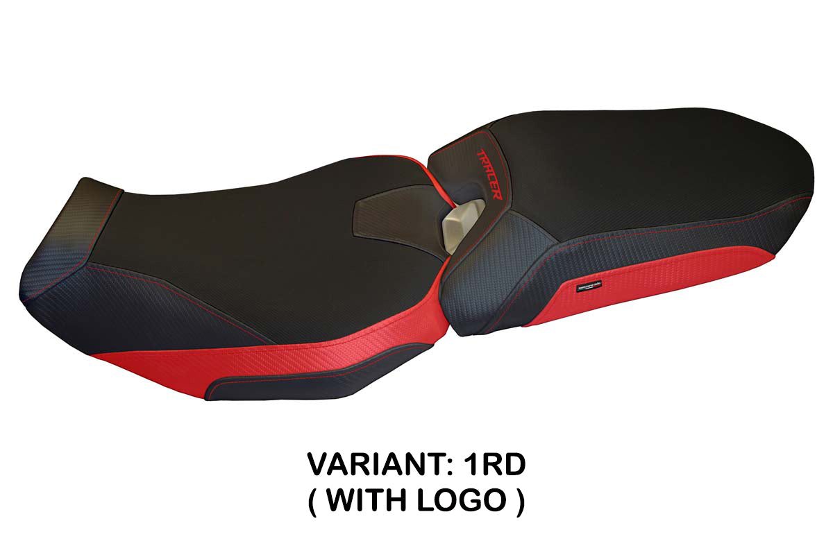 Yamaha Tracer 900 2018-2020 Seat Cover Tappezzeria Italia in Red and Black