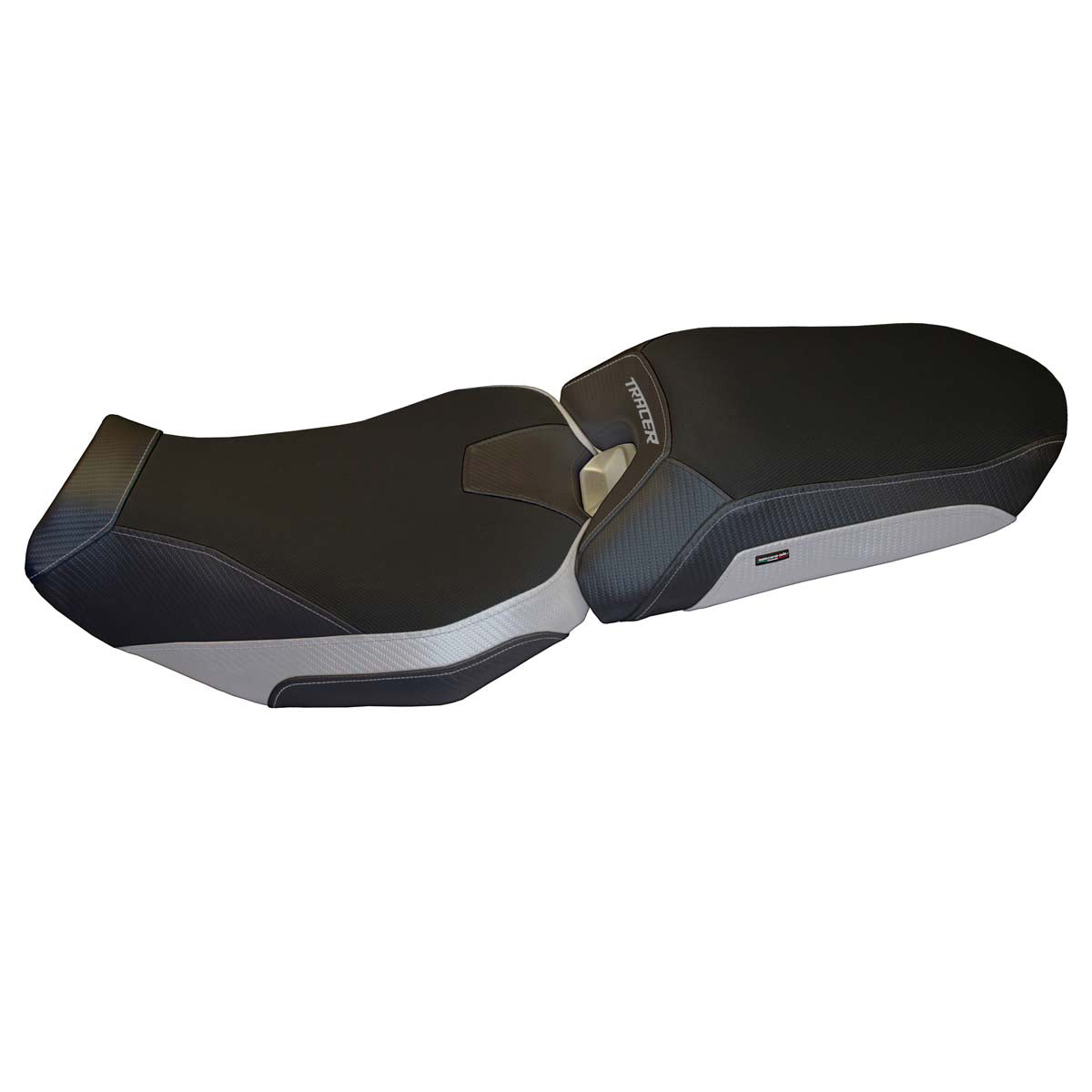 Yamaha Tracer 900 2018-2020 Seat Cover Tappezzeria Italia in Silver and Black