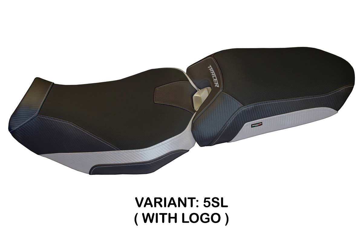 Yamaha Tracer 900 2018-2020 Seat Cover Tappezzeria Italia in Silver and Black