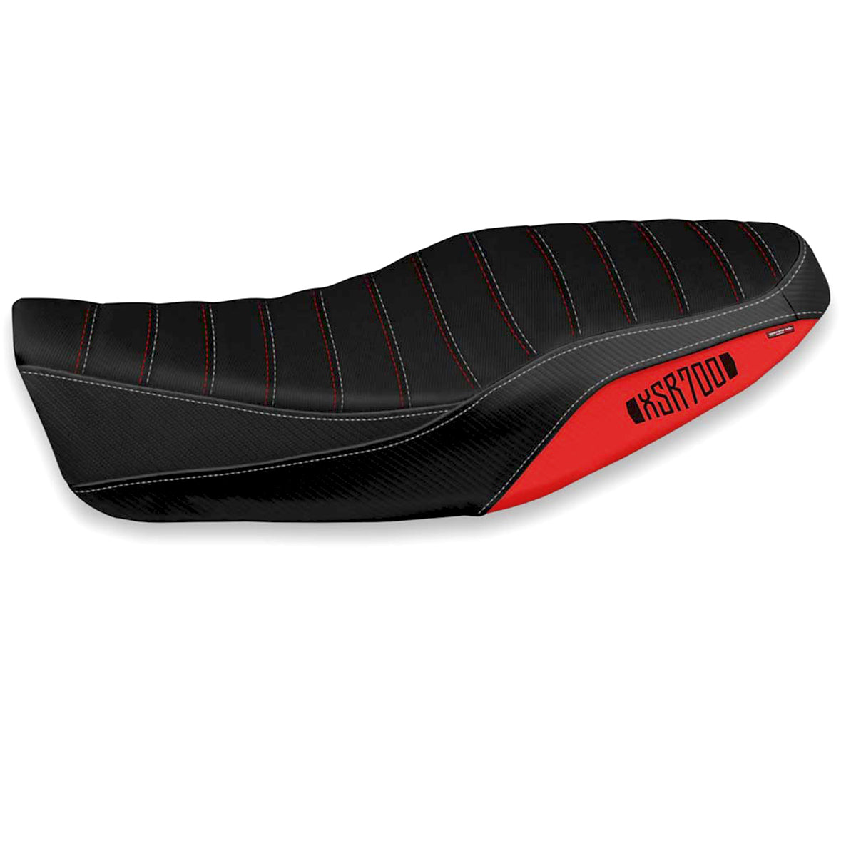 Yamaha XSR 700 2016-2020 Seat Cover Tappezzeria Italia Comfort in Red and White