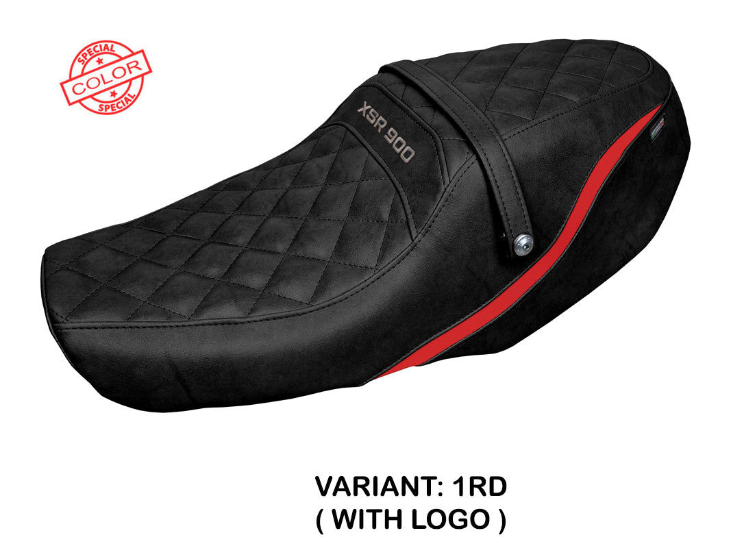 Yamaha XSR 900 2022-2025 Seat Cover Tappezzeria Italia in Red and Black