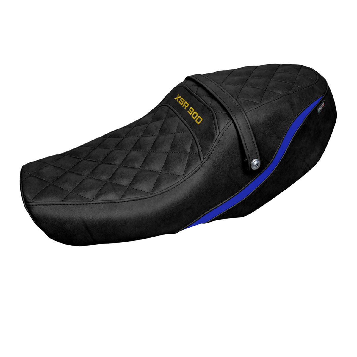 Yamaha XSR 900 2022-2025 Seat Cover Tappezzeria Italia Comfort in Blue and Black