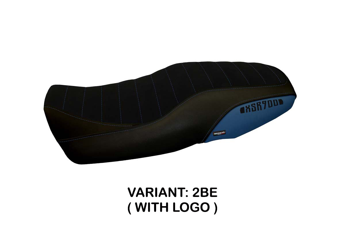 Yamaha XSR 900 2016-2021 Seat Cover Tappezzeria Italia in Blue and Black