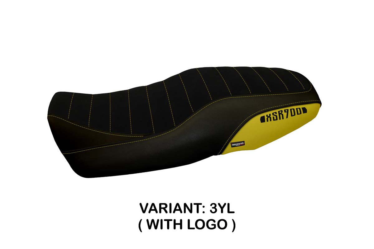 Yamaha XSR 900 2016-2021 Seat Cover Tappezzeria Italia in Yellow and Black