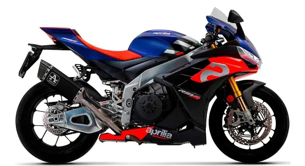 Arrow Aprilia TUONO/Rsv4 1100 Factory 21-24 Titanium Link Pipe+Titanium Dark Pista Silencer With Carbon End Cap And Db Killer 71003ptn