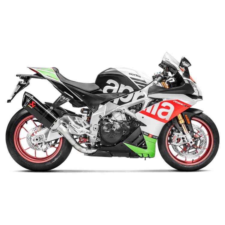 Aprilia RSV4 RR / RF / Tuono V4 1100 RR / Factory Exhaust, Akrapovic Evolution Full System in Titanium and Carbon Fiber S-A10E8-RC