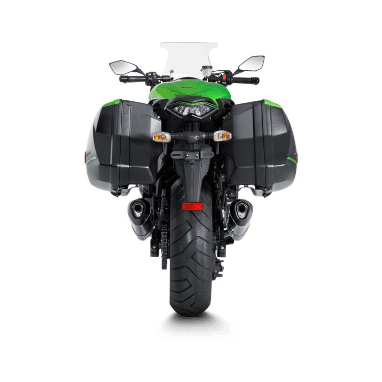 Akrapovic Slip-On Mufflers Kawasaki Ninja 1000 SX 2014-2019 Carbon Fiber S-K10SO19-HZC