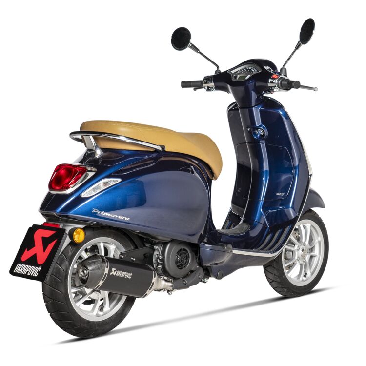 AKRAPOVIC Slip-On Scooter Muffler Exhaust Stainless Steel Vespa Sprint 150 2021 S-VE125SO3-HZBL 1811-4243