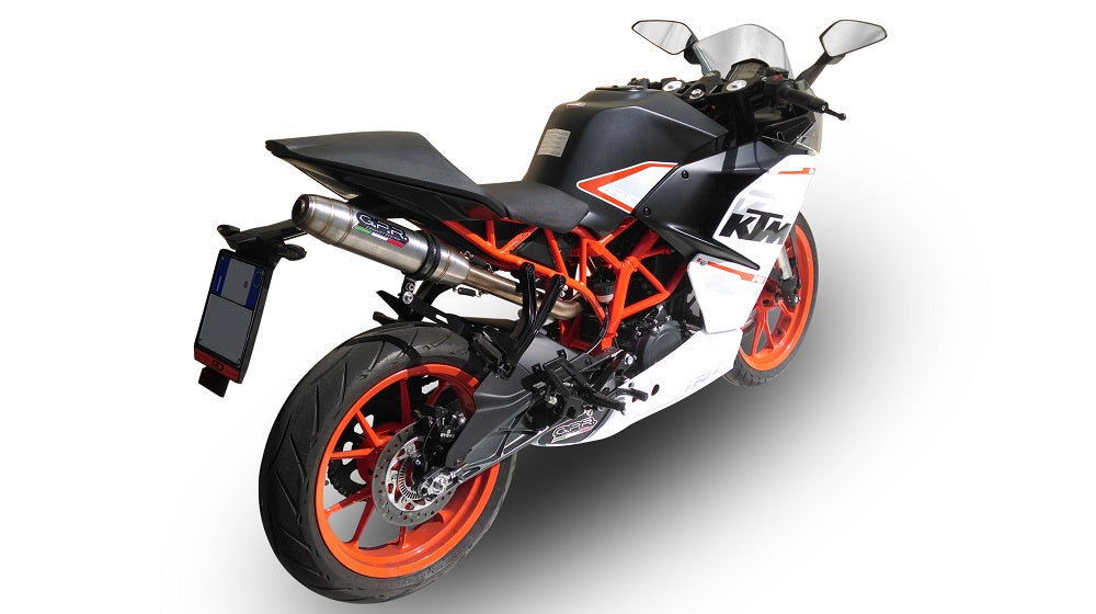KTM Rc 390 2015-2016  Exhaust GPR Slip-on Deeptone Inox