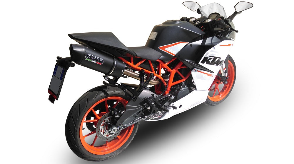 KTM Rc 390 2015-2016 Exhaust GPR Slip-on Furore Nero