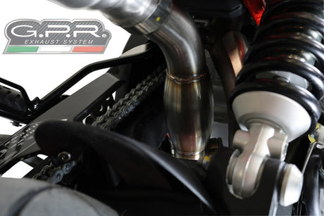 Aprilia Dorsoduro 900 2017-2020 Exhaust GPR  Decat Pipe
