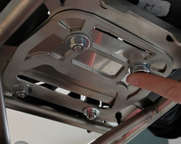 Aprilia Tuareg 660 2021-2023 GPR Tech 55L Aluminum Top Case, Black with Mounting Plate