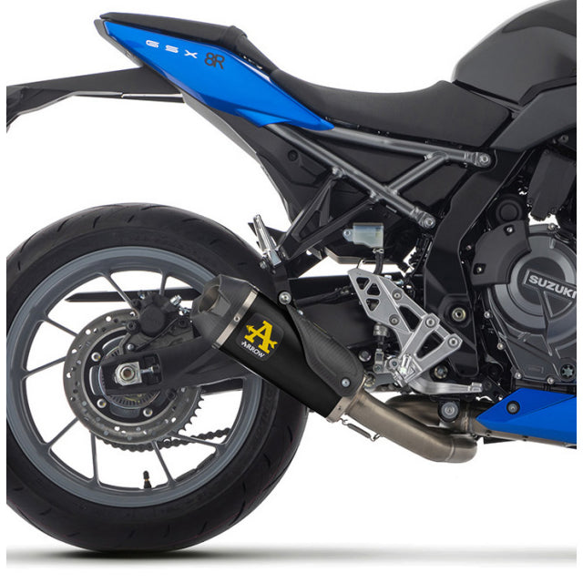 71079PKN Arrow Works RACING Nichrome Dark Racing Full Exhaust for Suzuki GSX-8R/S 24-25
