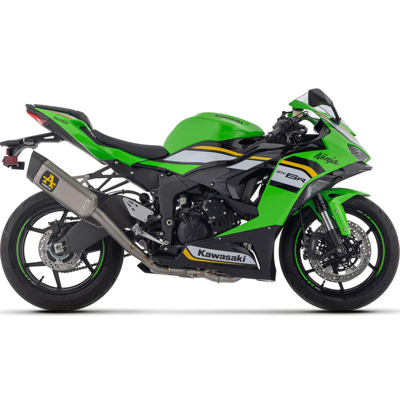 71208PTZ Arrow full Exhaust COMPETITION PISTA Titanium STEEL COLLECTORS for ZX-6R 636 2024-25