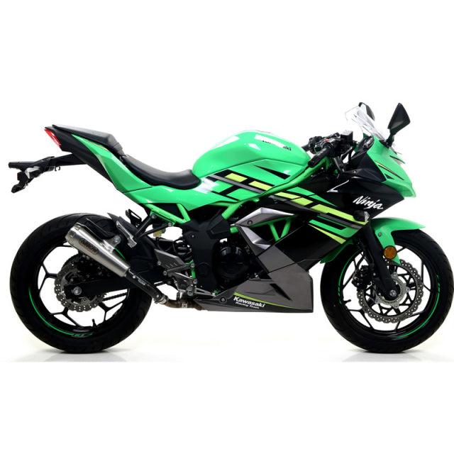 Arrow Kawasaki Ninja 125 2019-2020 Homologated Pro-Race Nichrom Silencer With Welded Link Pipe 71897pri
