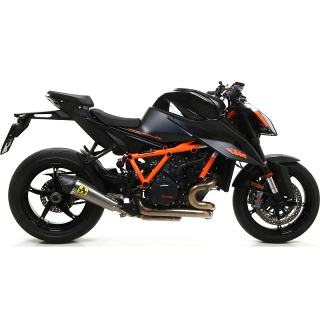 Arrow Homologated Titanium X-Kone Silencer With Carbon End Cap Ktm 1290/1390 Super Duke R 20-25 71916xkr