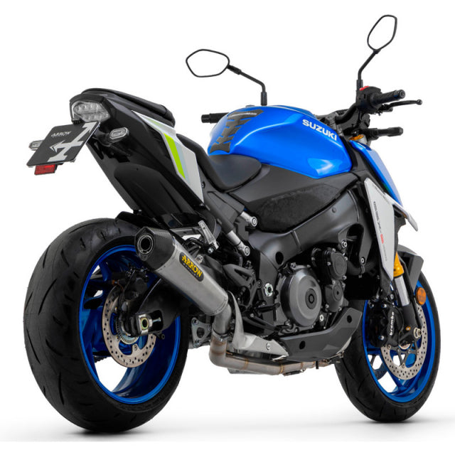 71938XK Arrow SX-Kone Slip-on Exhaust, Nichrome for Suzuki GSX-S1000 21 -24 /GX 2024