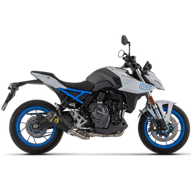 71979PKN Arrow Works HOMOLOGATED NICHROM "DARK" full system with Catalytic converter  SUZUKI GSX-8S /R 2022-2025