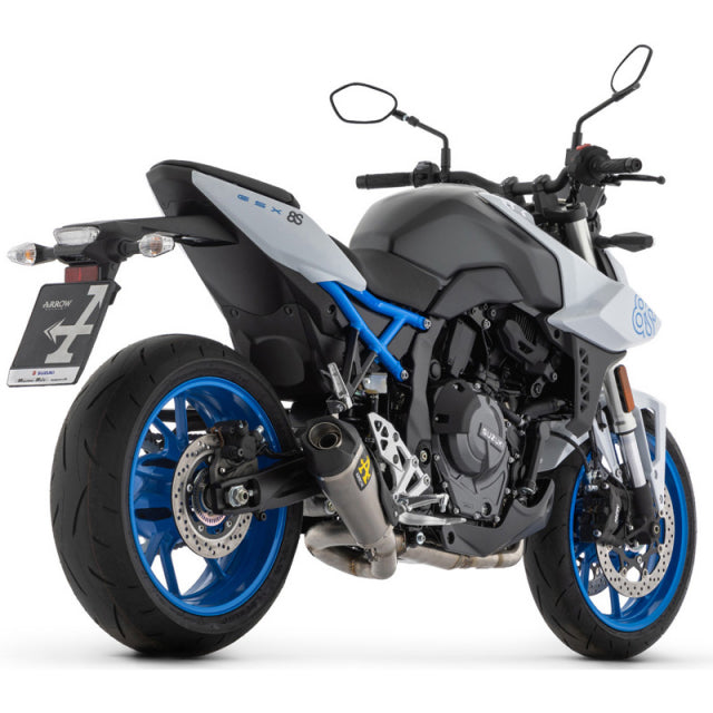 71956PKW  Arrow Suzuki GSX-8S 2023 - 2024 - 2025 Works Titanium Full System Exhaust, Titanium