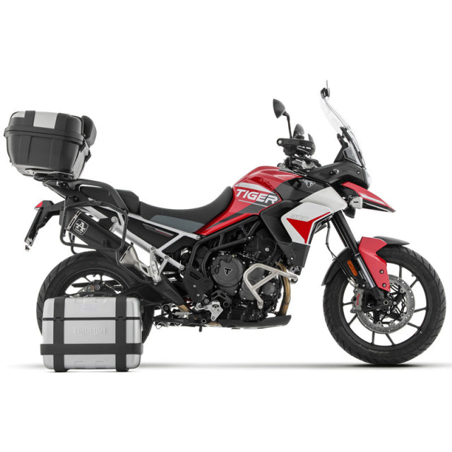 IN STOCK 72505VAN Arrow Veloce Homologated Slip-on Exhaust for sidebags for Tiger 850/900 20-25