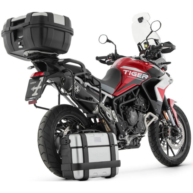 IN STOCK 72505VAN Arrow Veloce Homologated Slip-on Exhaust for sidebags for Tiger 850/900 20-25