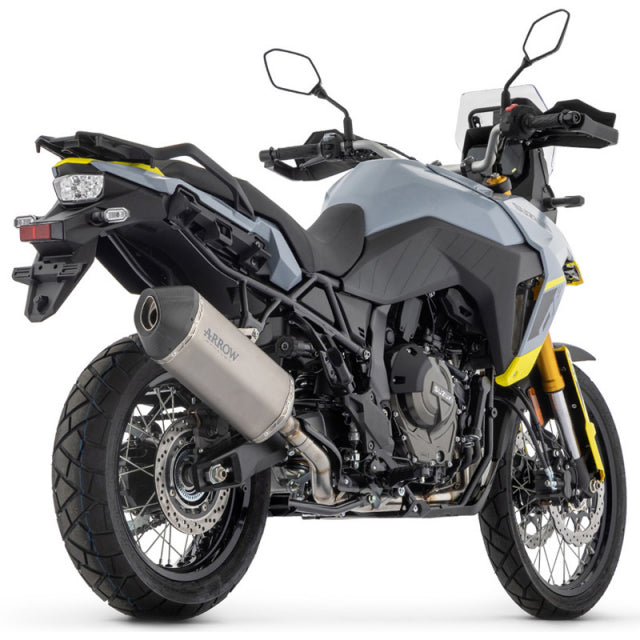 72511SK Arrow Sonora Slip-on Exhaust, Titanium for Suzuki V-Strom 800DE 2023-2025