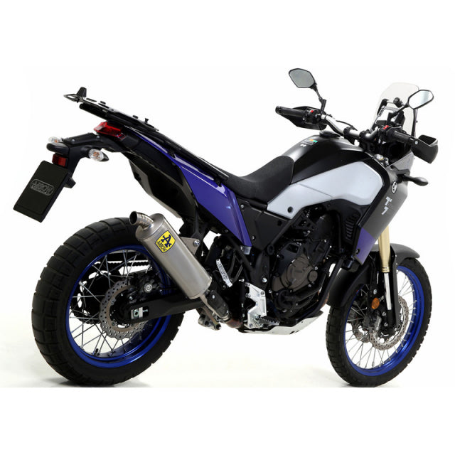 Arrow Yamaha Tenere 700 2019-2024 Homologated Indy Race Titanium Exhaust With Welded Linkpipe 72628po