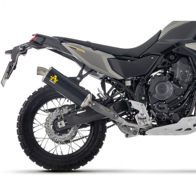 72662AON Arrow Indy Race Exhaust slip on Aluminum Dark for Yamaha Tenere 700 2025