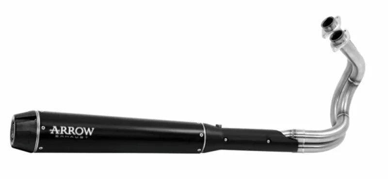 Arrow Kawasaki Vulcan S 650 20-24 Full System With Rebel Dark Nichrom Exhaust And Dark Aluminium End Cap 74512rbn