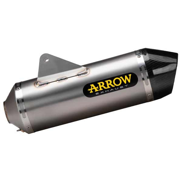 Arrow Ktm 690 Smc/Enduro 19/24 Race Tech Homol. Aluminium Exhaust With Carbon Endcap For Arrow Link Pipe 72624ak