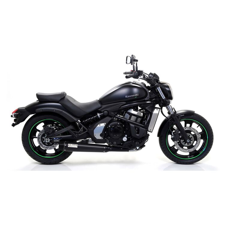 Arrow Kawasaki Vulcan S 650 20-24 Full System With Rebel Dark Nichrom Exhaust And Dark Aluminium End Cap 74512rbn