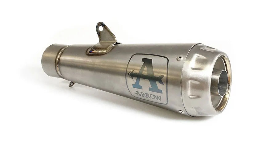 71205PR  Arrow slip-on Pro-Race Exhaust, Stainless Steel Honda CB650F / CBR650F 14-18 Please note that this slip-on is designed to be installed with a header.