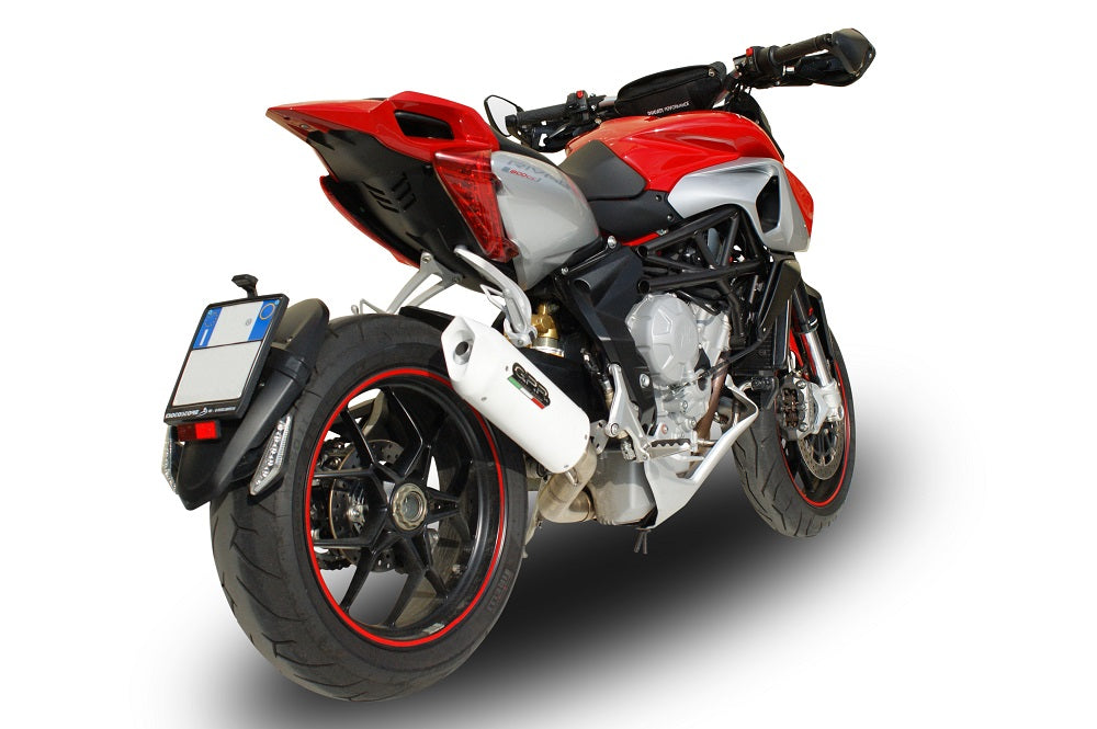Mv Agusta Rivale 800 2014-2016  Exhaust GPR Slip-on Albus Ceramic