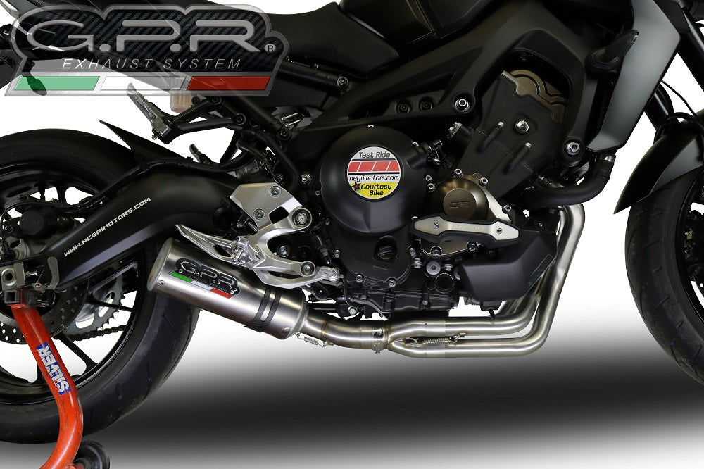 Yamaha Mt-09 2017-2020 Exhaust GPR Full System M3 Inox