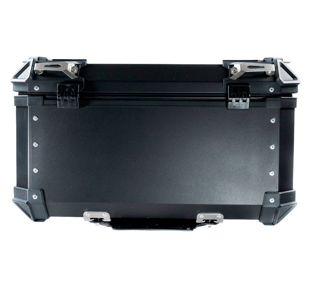 BMW F750GS 2021-2023 GPR Tech 55L Aluminum Top Case, Black with Mounting Plate