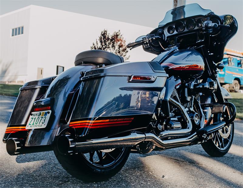 BASSANI XHAUST True-Dual "Mercury" Dark Chrome System for 2017-2022 Bagger FL 1F13MT 1800-2479