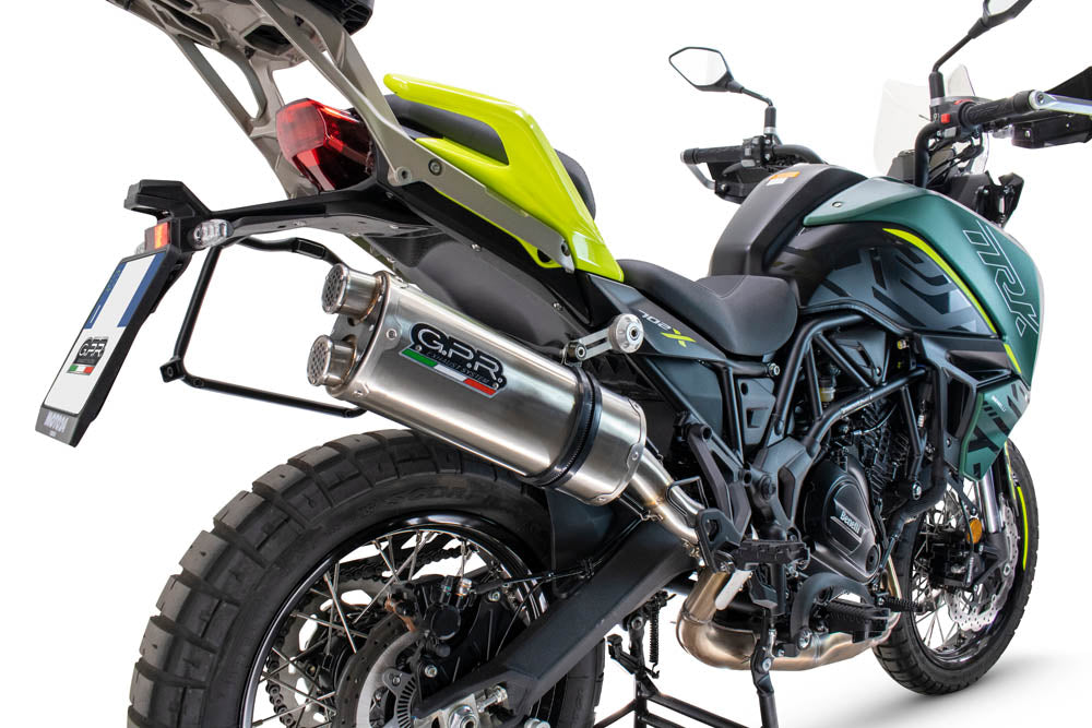 Benelli Trk 702 2023-2024 Exhaust GPR Slip-on Dual Inox