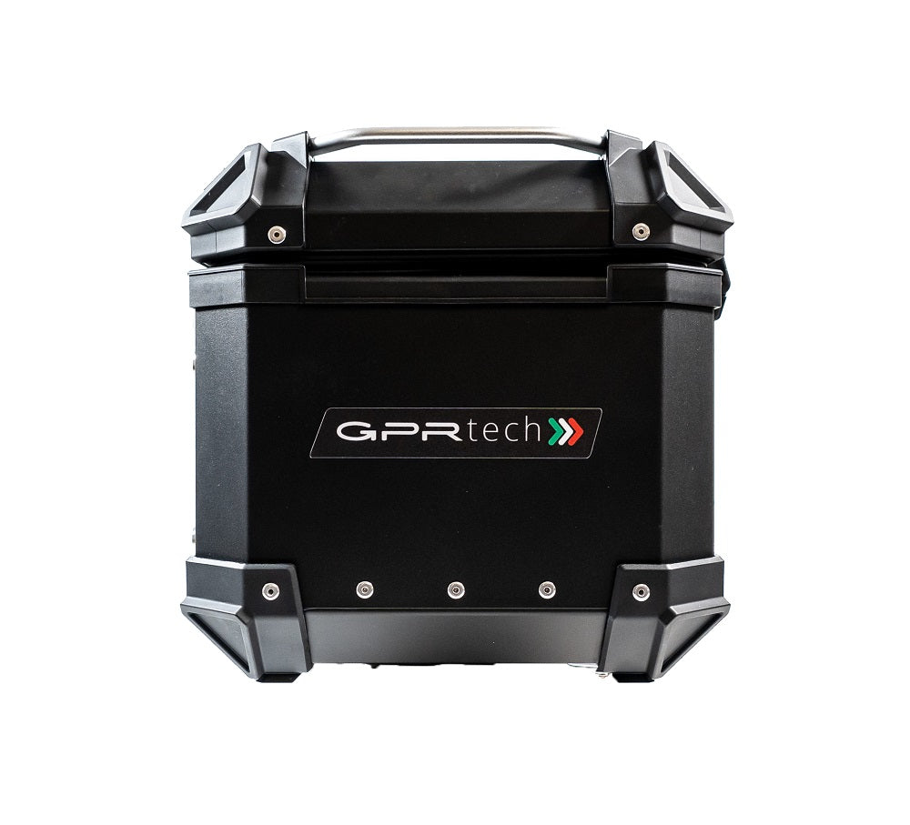 Voge Valico 300 Rally 2022-2023 GPR Tech 26L Aluminum Top Case, Black with Mounting Plate