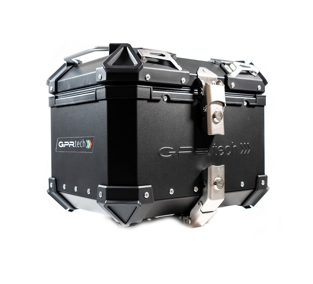 Voge Valico 300 Rally 2022-2023 GPR Tech 26L Aluminum Top Case, Black with Mounting Plate