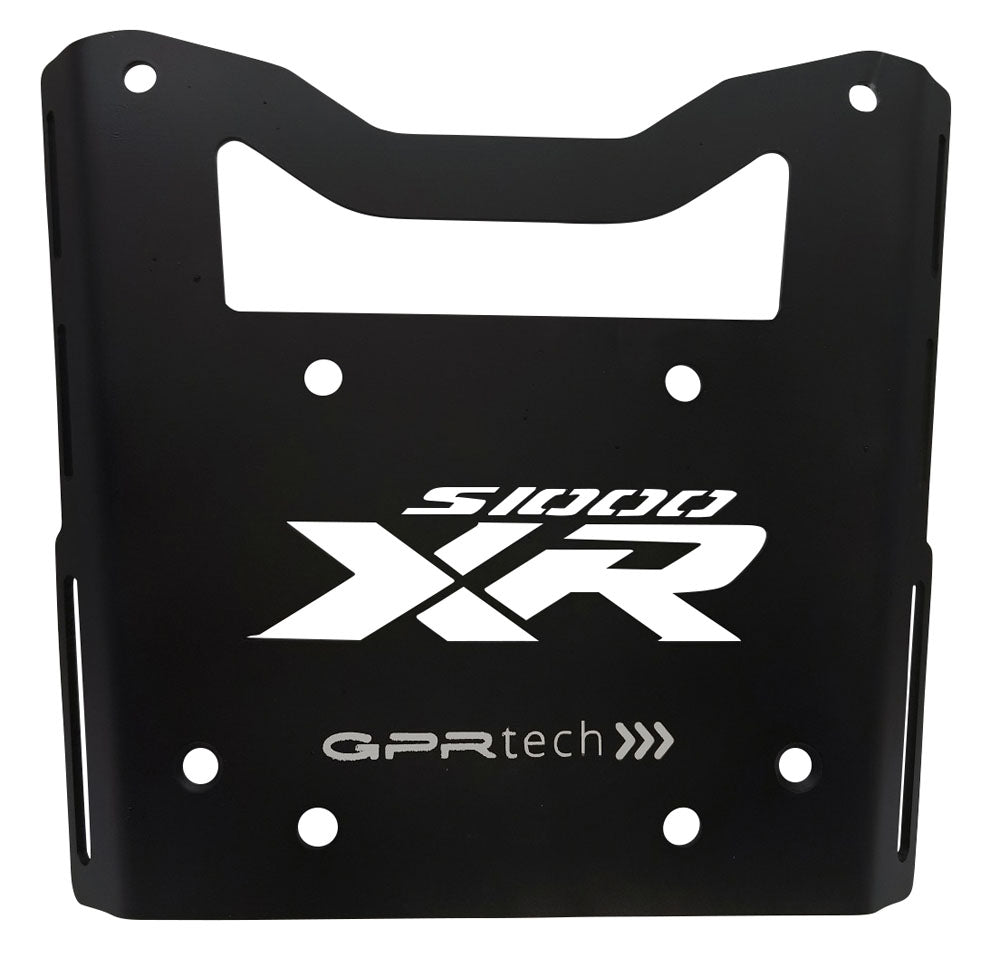 BMW S1000XR 2020-2023 GPR Tech 55L Aluminum Top Case, Silver with Mounting Plate