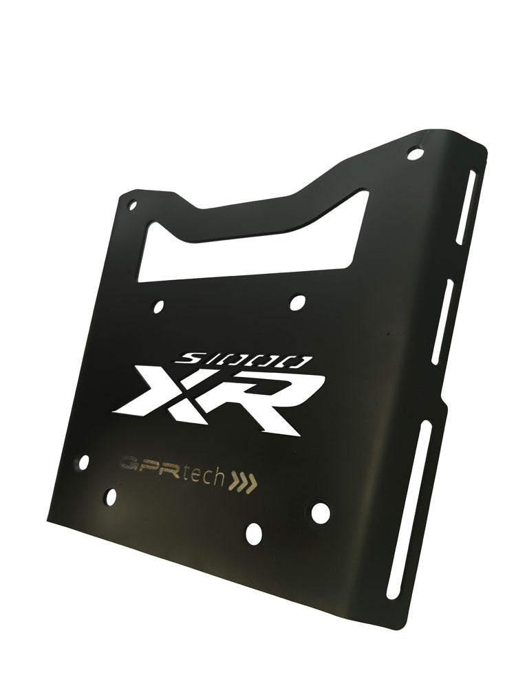 BMW S1000XR 2020-2023 GPR Tech 45L Aluminum Top Case, Black with Mounting Plate