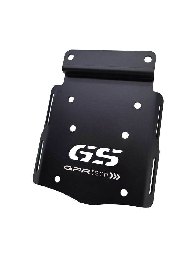 BMW F800GS 2008-2015 GPR Tech 35L Aluminum Top Case, Black with Mounting Plate