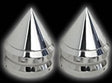 Sixty61 Spiked Bar Ends-ZX10R 04-05-Chrome