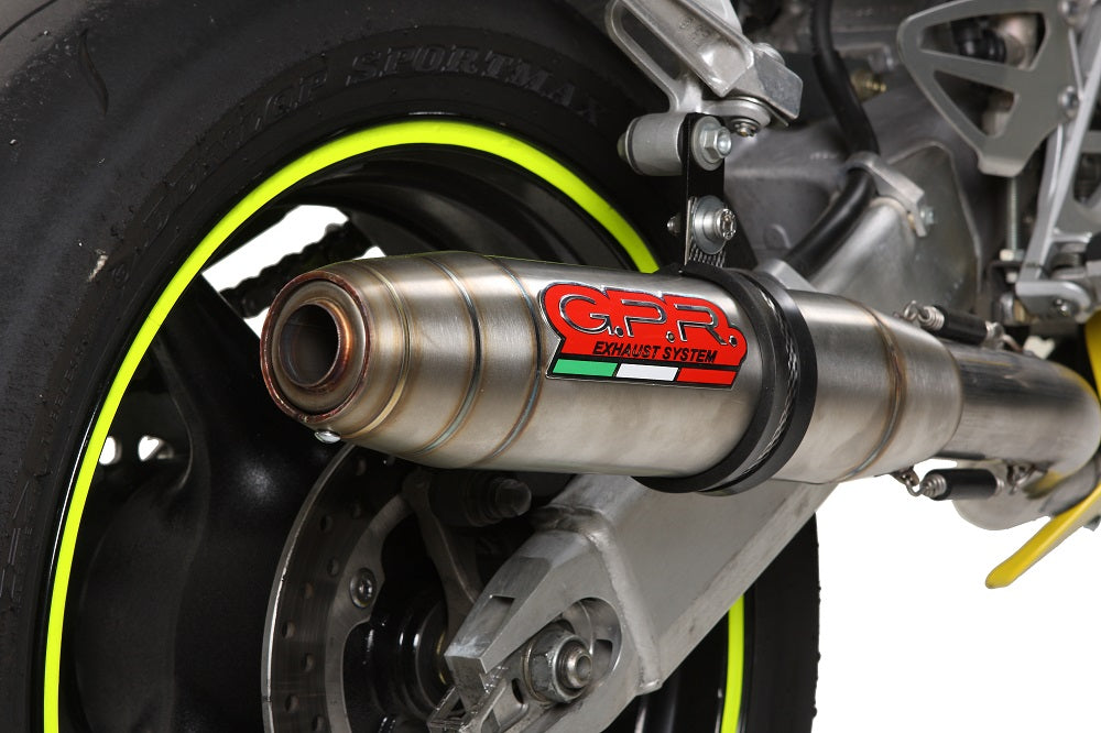 Honda CBR600F - Sport 2001-2007 Exhaust GPR Slip-on Deeptone Inox