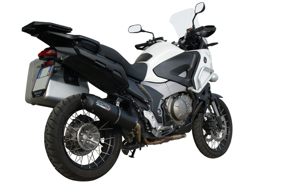 Honda VFR1200X Crosstourer 2011-2016 Exhaust GPR Slip-on Furore Nero