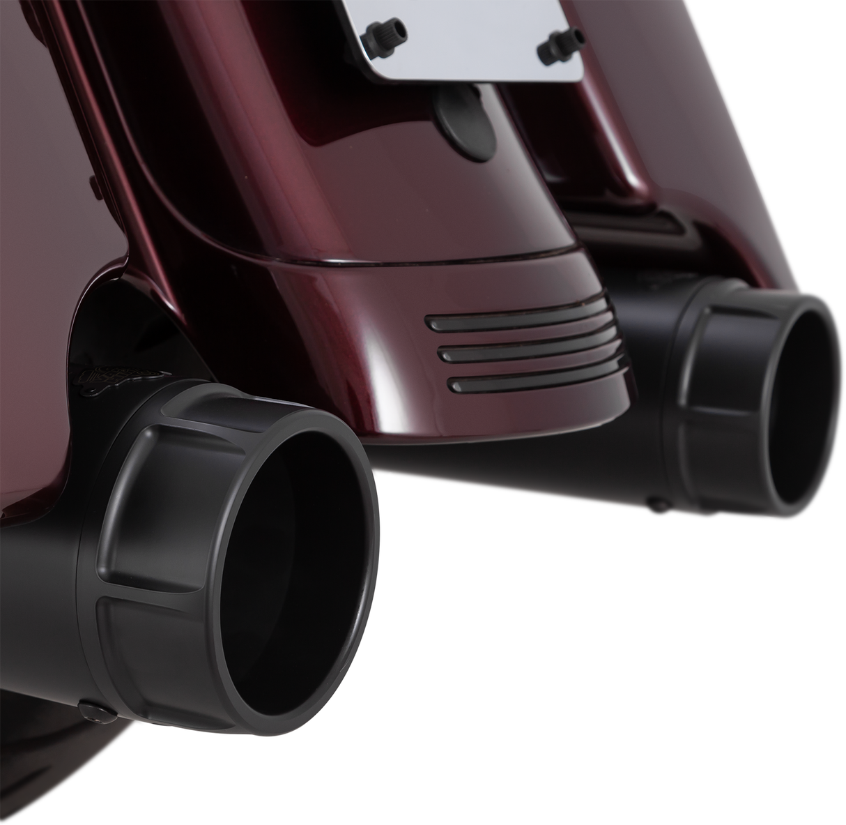 VANCE & HINES 4.5" Torquer Mufflers for FL - Black fits road glide and Road King models 2017-2024 46674